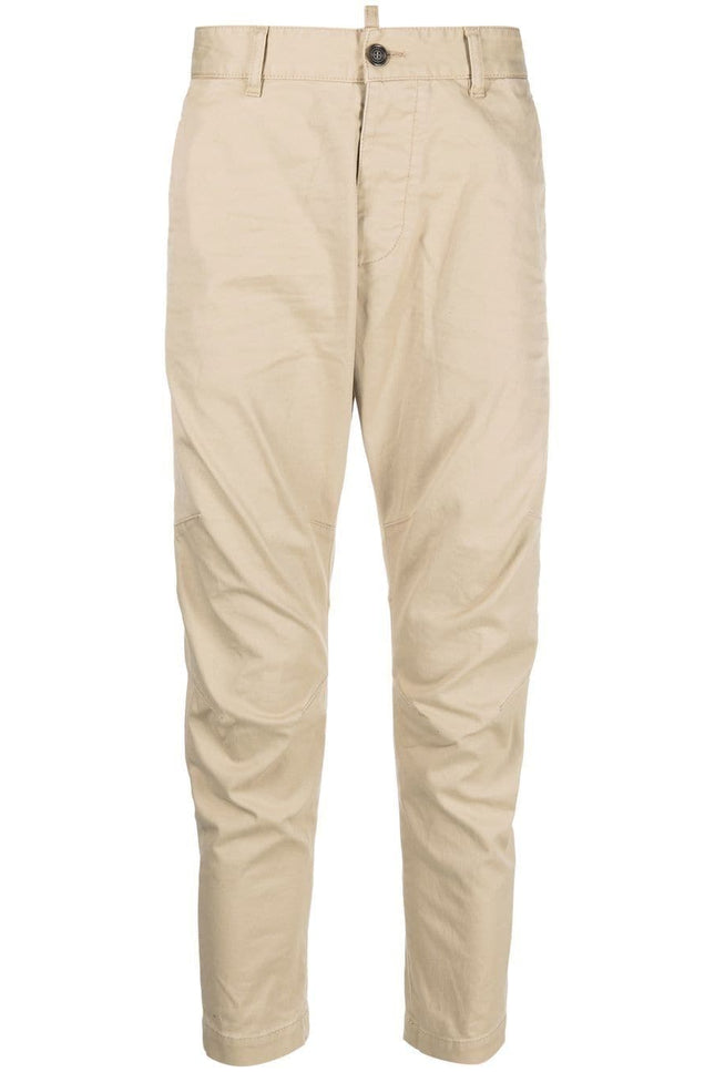Dsquared2 Trousers Beige-Dsquared2-Urbanheer