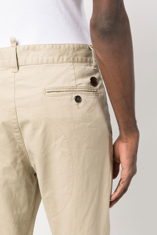 Dsquared2 Trousers Beige-Dsquared2-Urbanheer