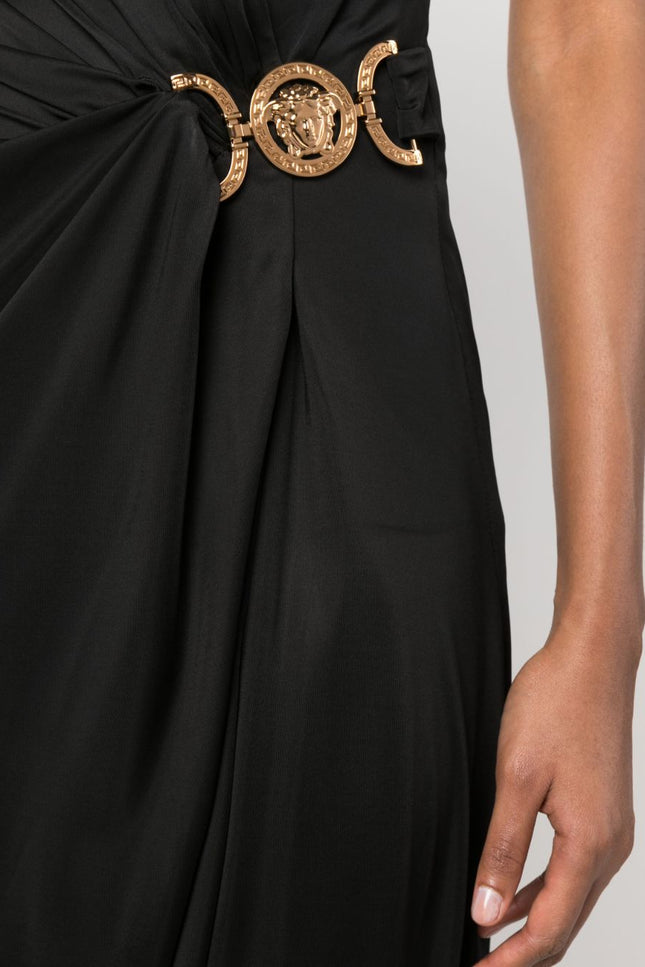 Versace Dresses Black-Versace-Urbanheer
