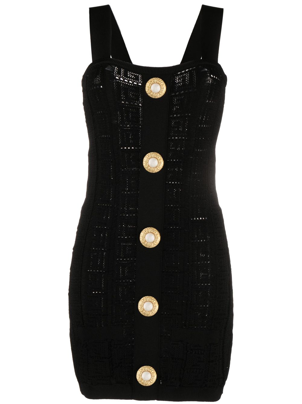 Balmain Dresses Black-Balmain-40-Urbanheer