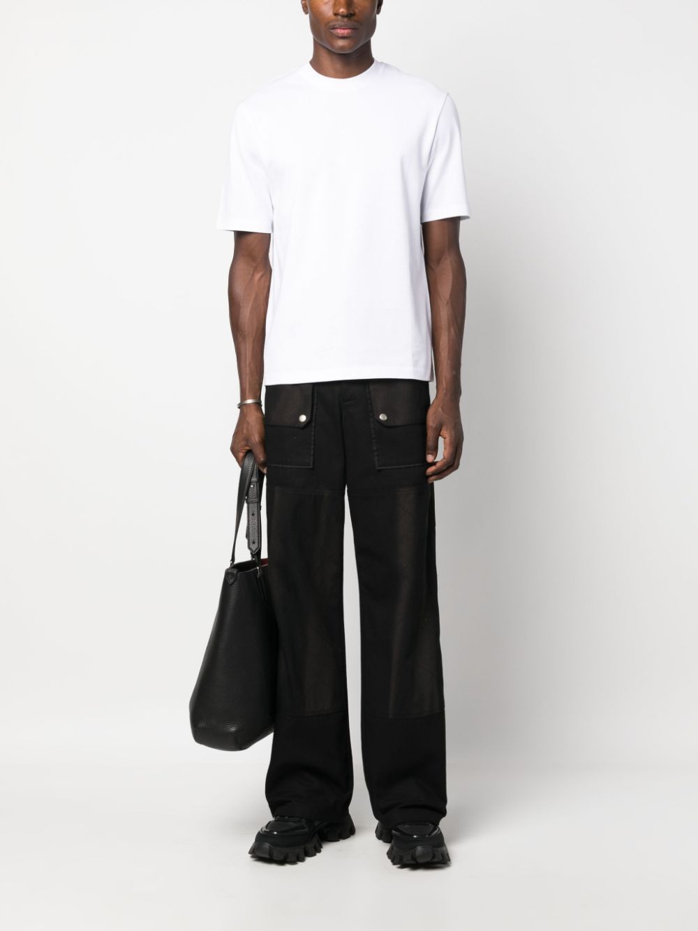 Ferragamo T-shirts and Polos White-Ferragamo-L-Urbanheer
