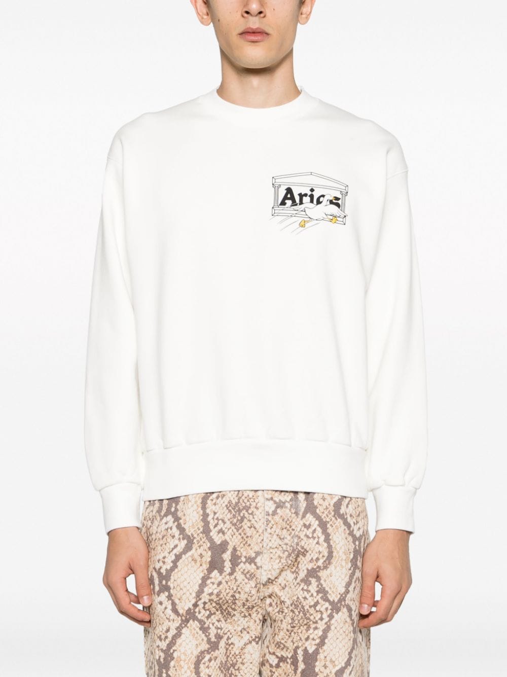 Aries Sweaters White-Aries-XL-Urbanheer