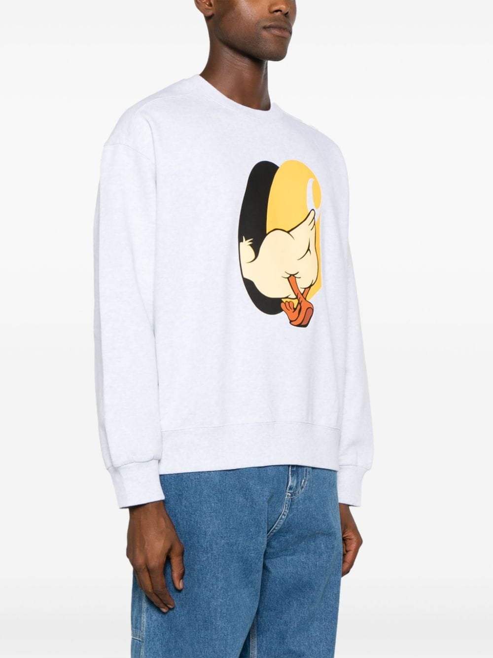 Carhartt Wip Main Sweaters Grey-Carhartt Wip Main-M-Urbanheer