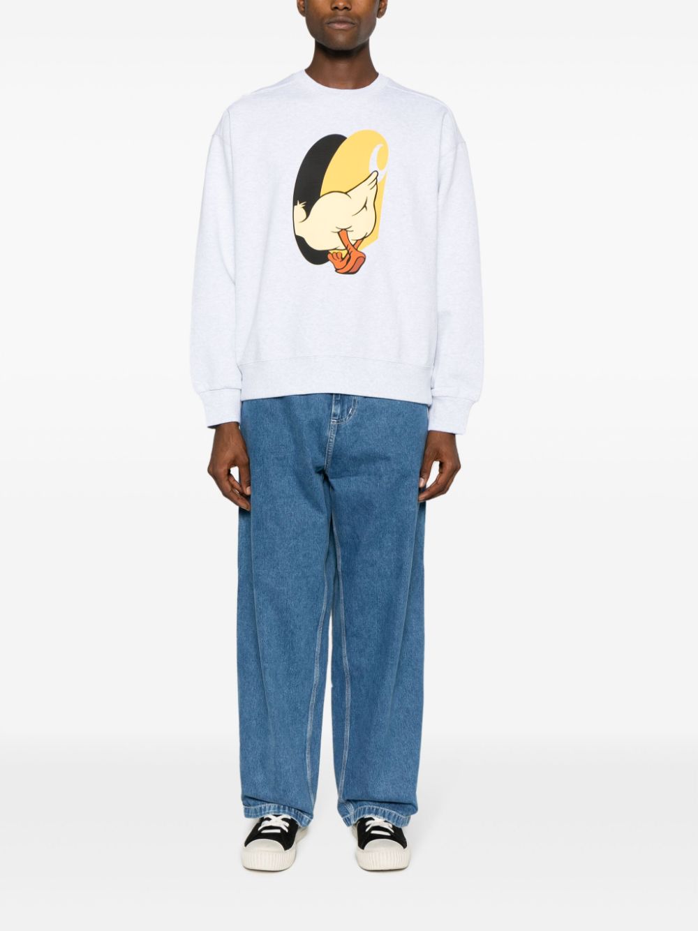 Carhartt Wip Main Sweaters Grey-Carhartt Wip Main-M-Urbanheer