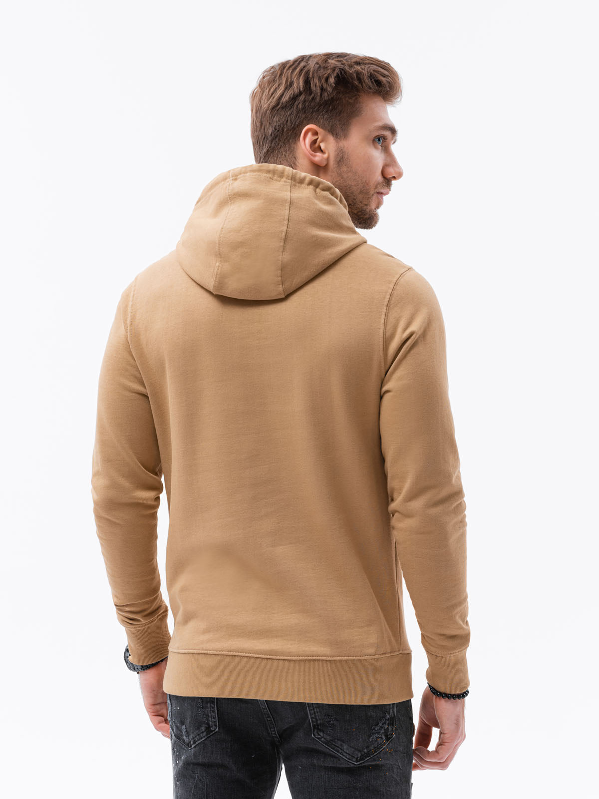Men'S Hooded Sweatshirt Olaf Brown-UHXE-S-Urbanheer