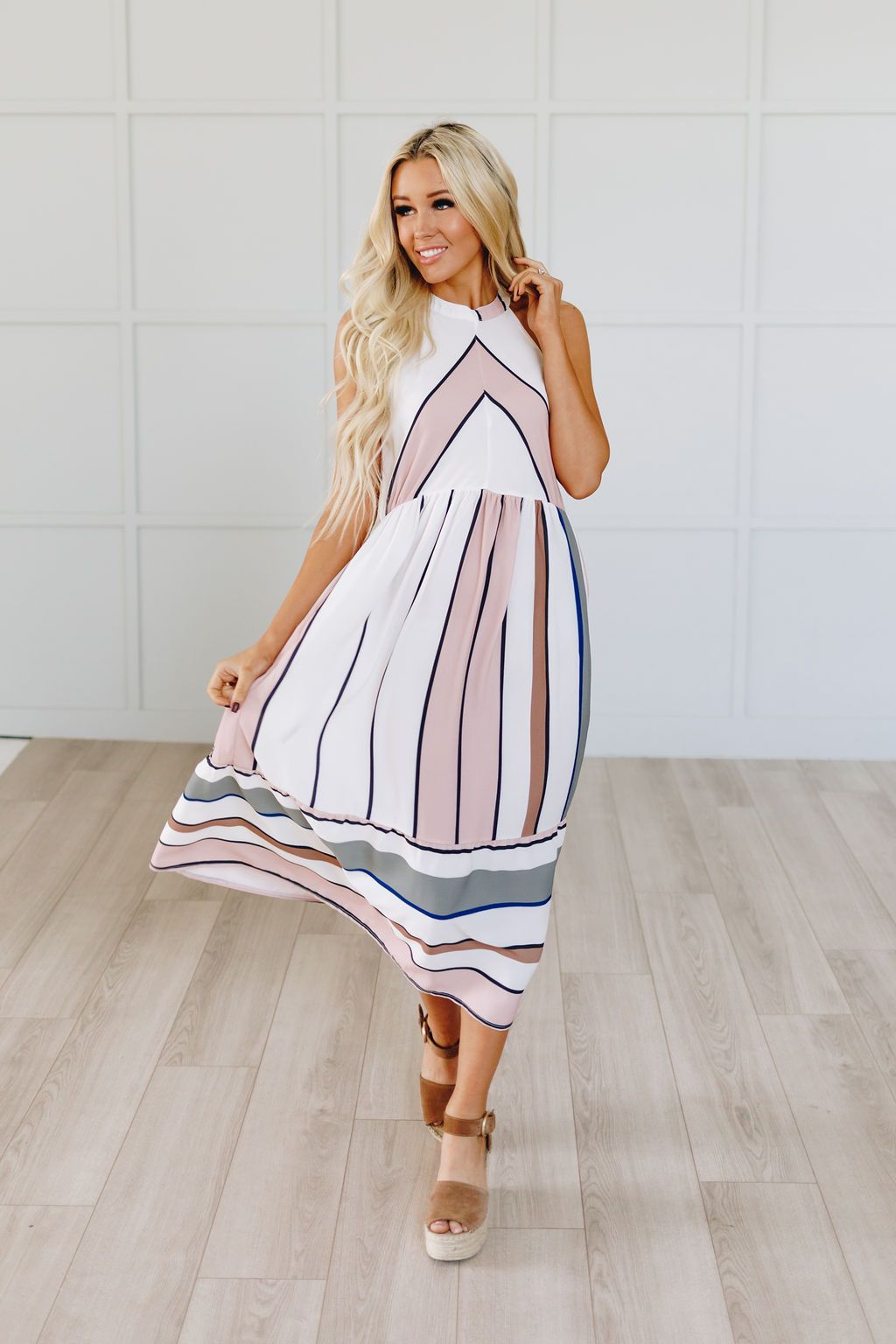 Oem Summer Nights Tank Dress-UHXSW-WHITE-GREY-S-Urbanheer