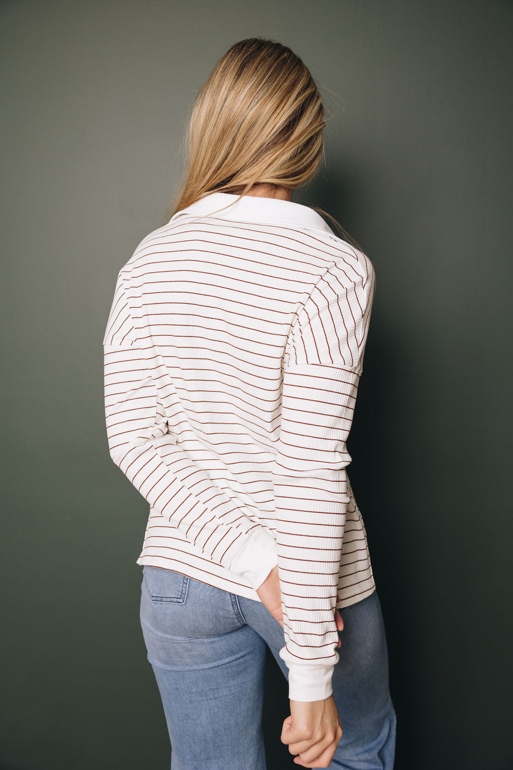 Malia Knit Polo Top-UHXSW-WHITE-SMALL-Urbanheer