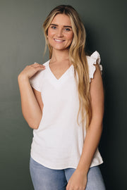 Stassi Ruffled Top-UHXSW-WHITE-SMALL-Urbanheer