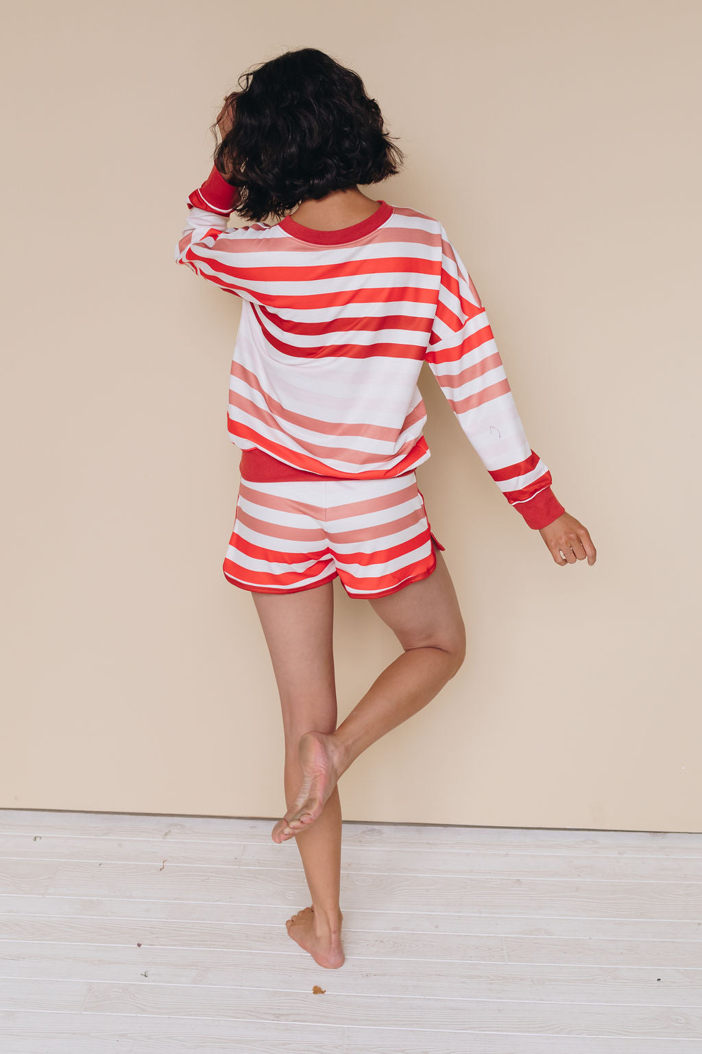 Loving Him Striped Loungewear-UHXSW-GRAY-SMALL-Urbanheer