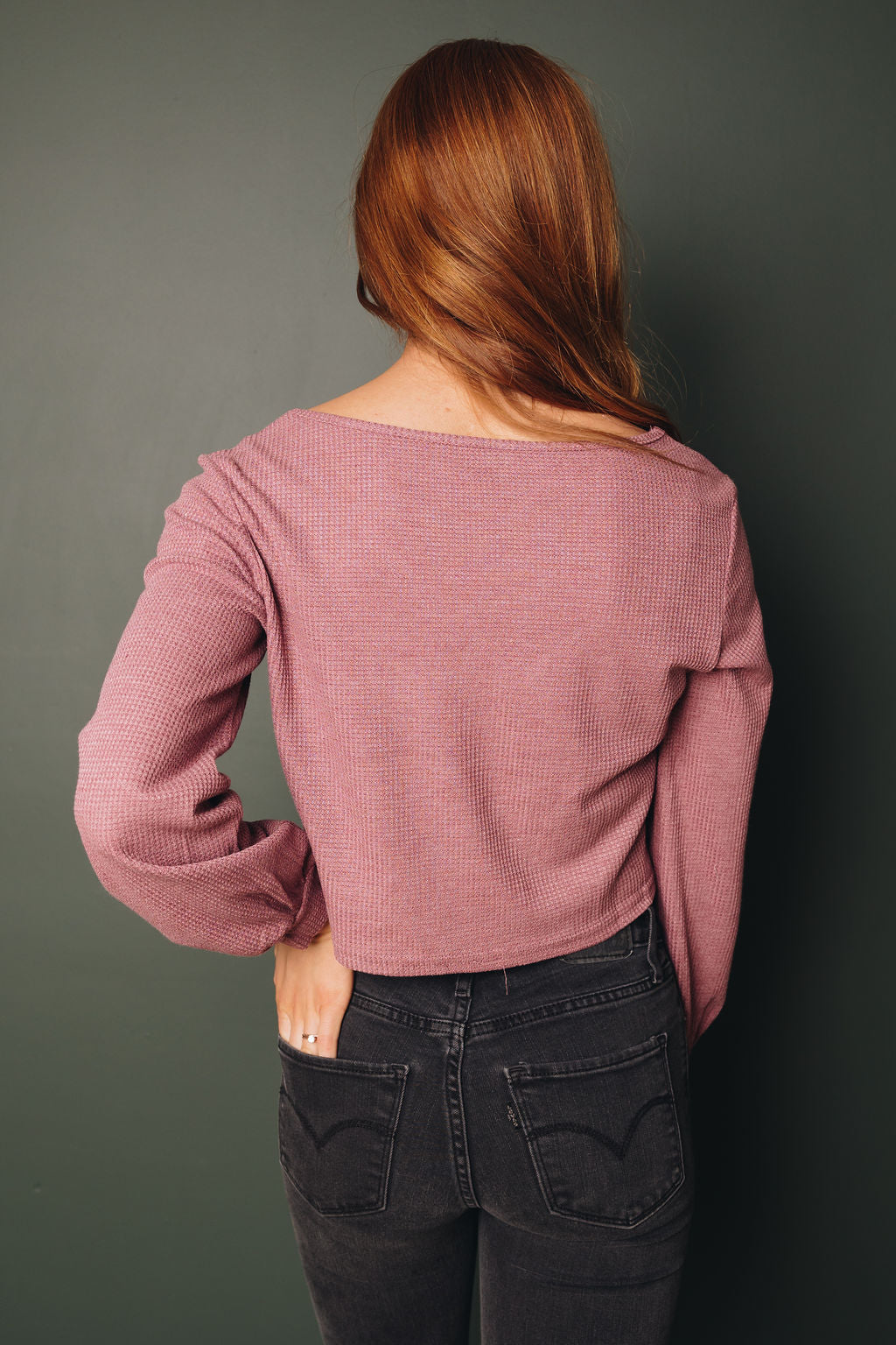 Whitney Waffle Crop Top-UHXSW-MEDIUM-Urbanheer