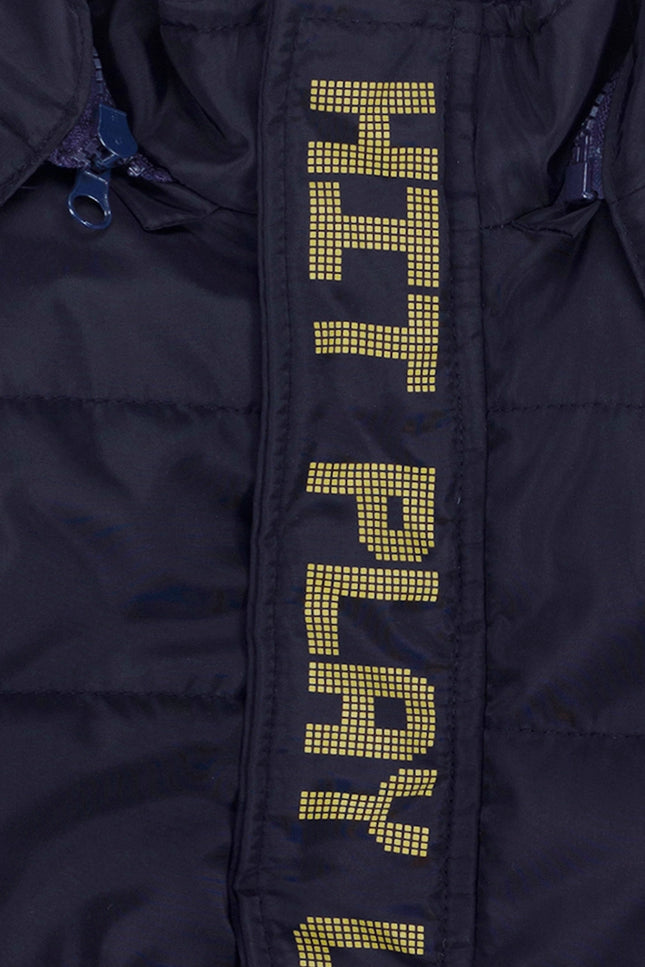Ubs2 Navy Blue Boy'S Jacket With Detachable Hood.-UBS2-Urbanheer