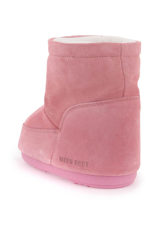 Moon boot icon low suede snow boots