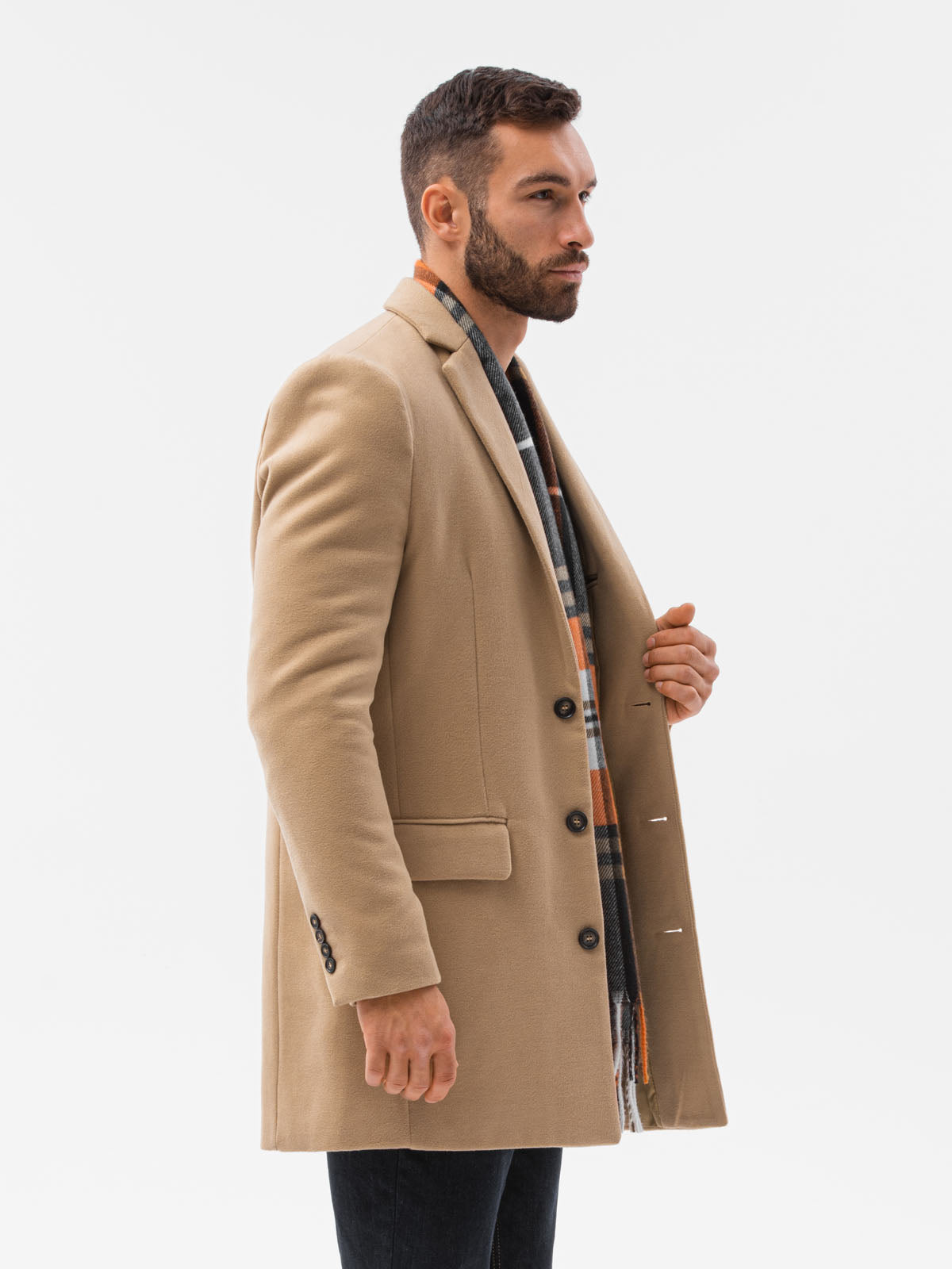 Men'S Coat Niko Brown-UHXE-S-Urbanheer