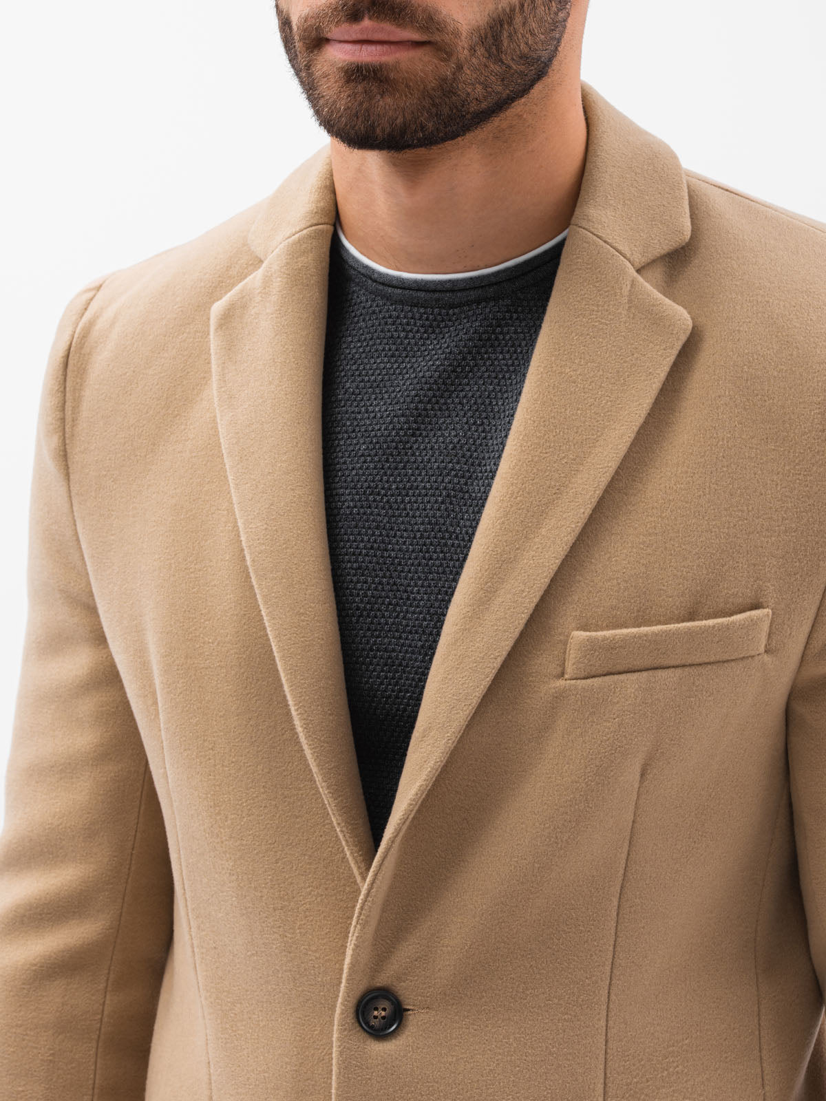 Men'S Coat Niko Brown-UHXE-S-Urbanheer