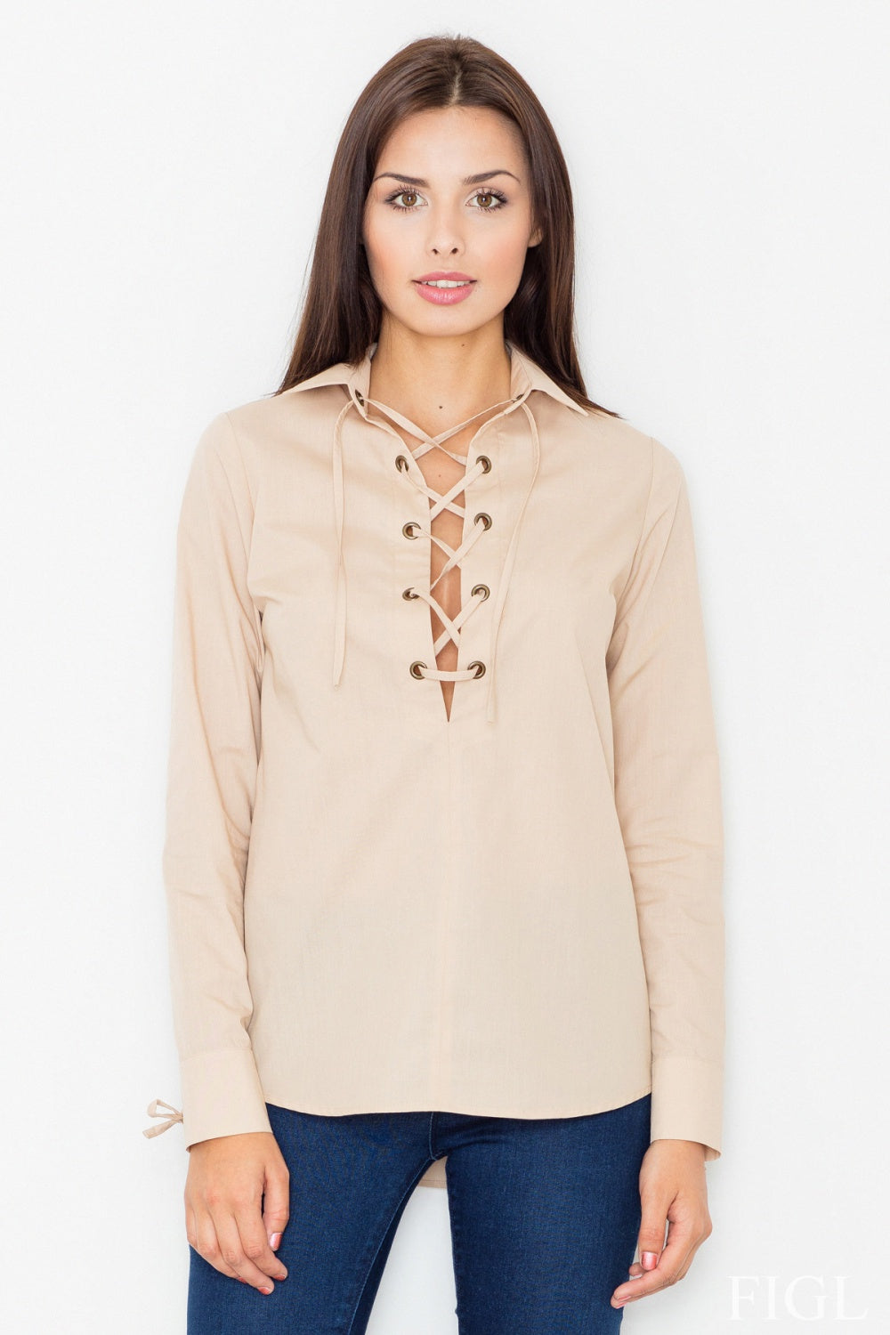 New Season Urban Blouse Outfit-Figl-beige-L-Urbanheer