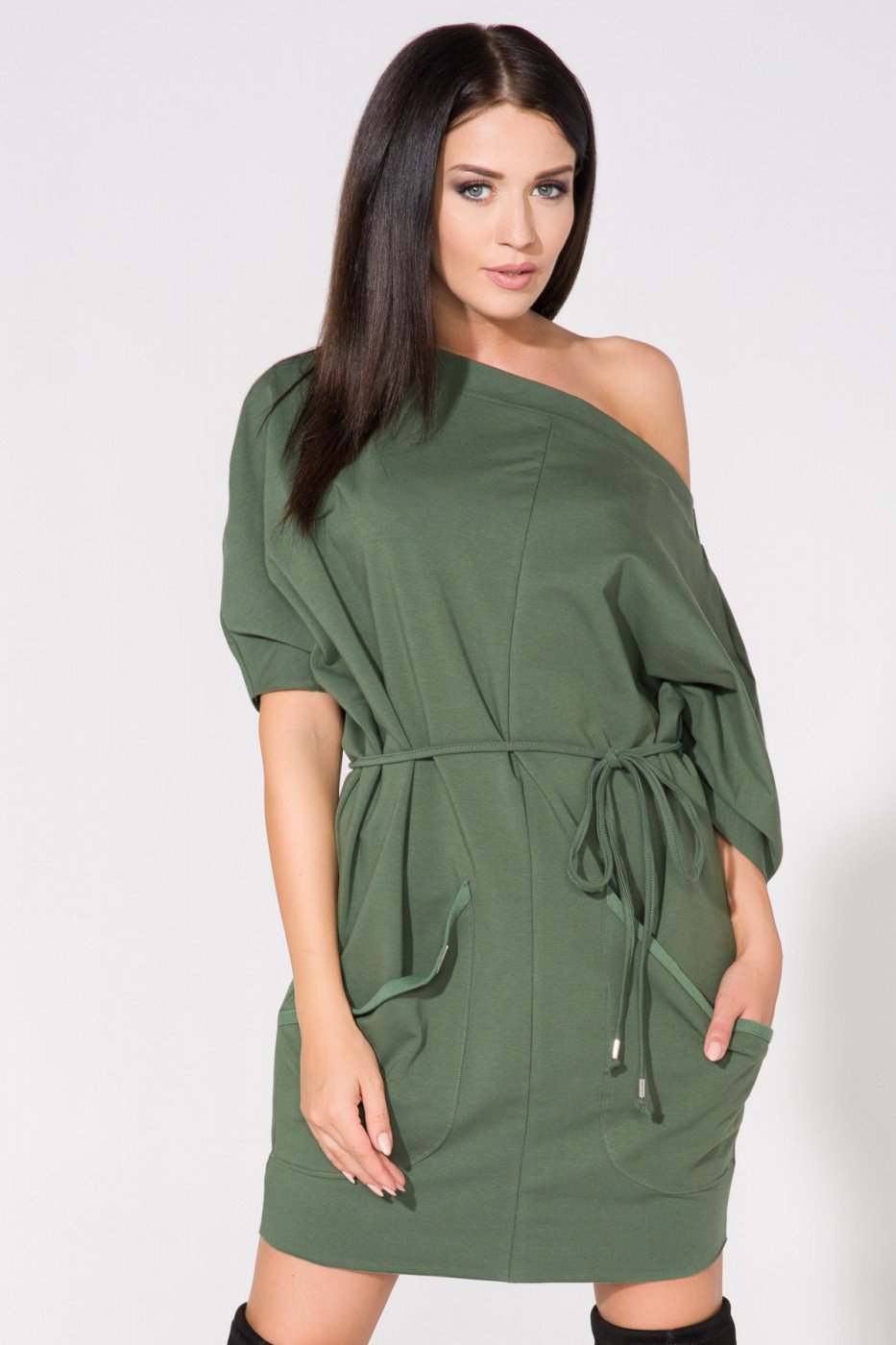 Women All-Day Comfort: Women Dress-Tessita-green-S/M/L-Urbanheer