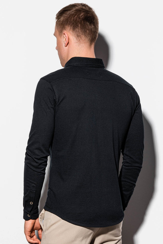 Men'S Shirt Earls Black-UHXE-Urbanheer