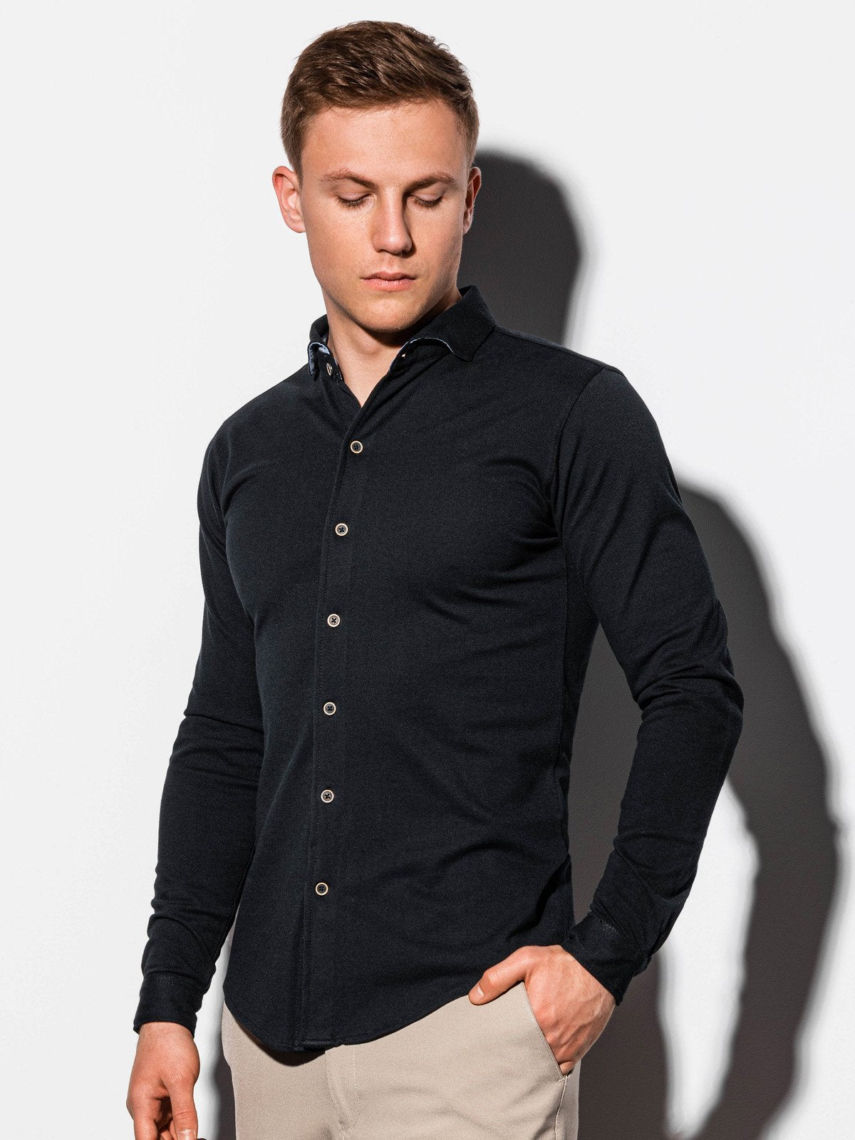Men'S Shirt Earls Black-UHXE-M-Urbanheer