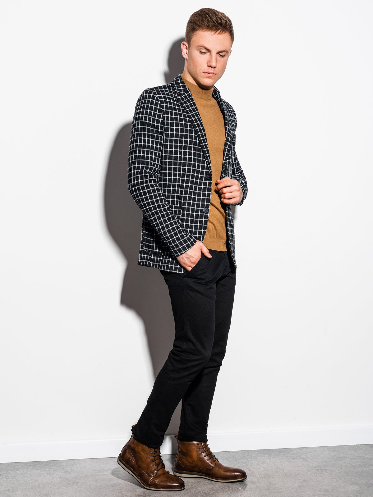 Men'S Jacket Mata Black-UHXE-L-Urbanheer