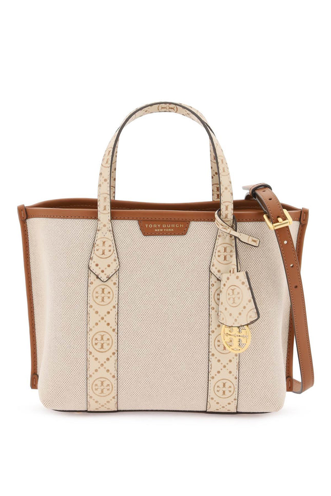 Tory burch small canvas perry shopping bag
