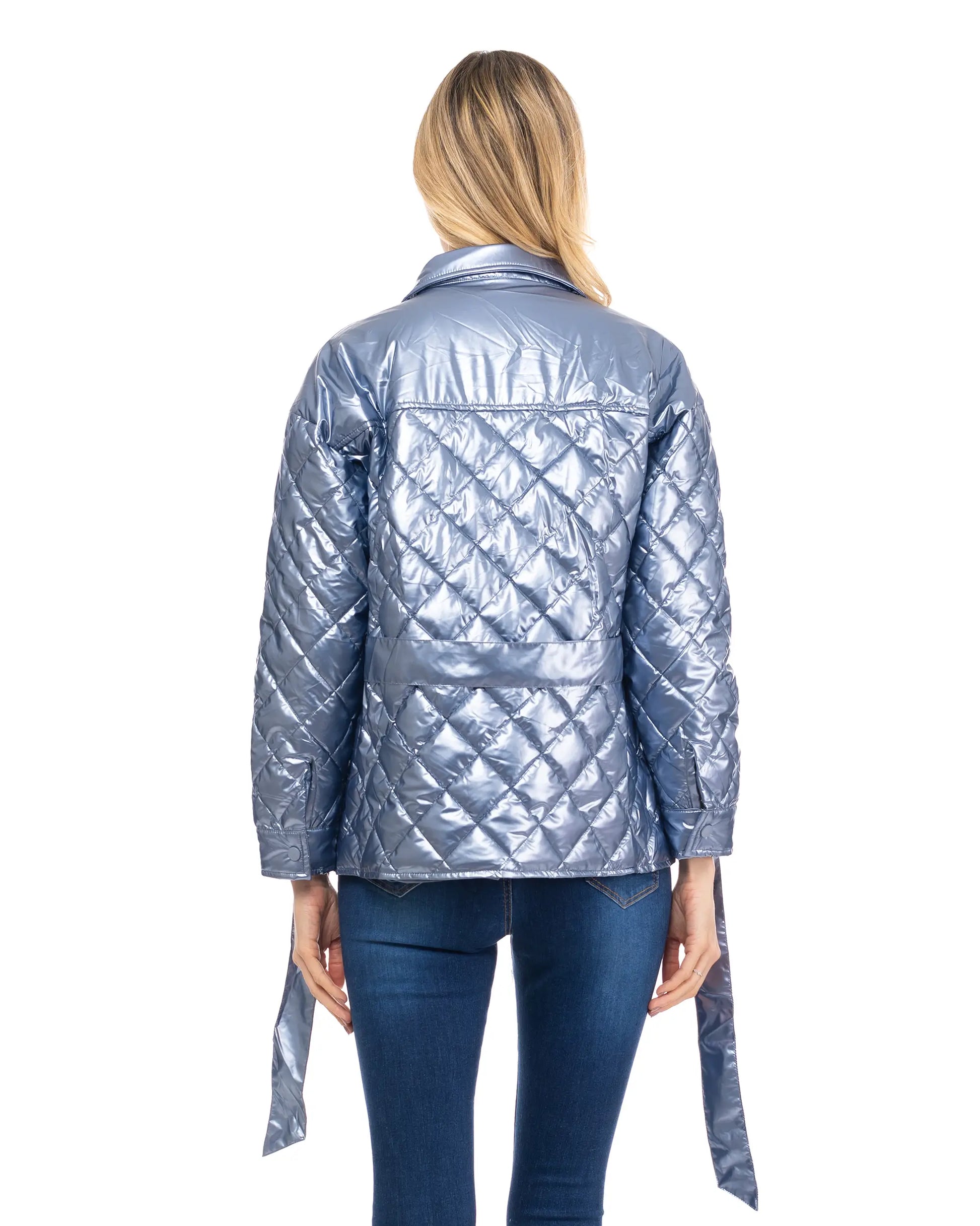 Short Metallic Anorack Jacket.-Tantra-S-Urbanheer