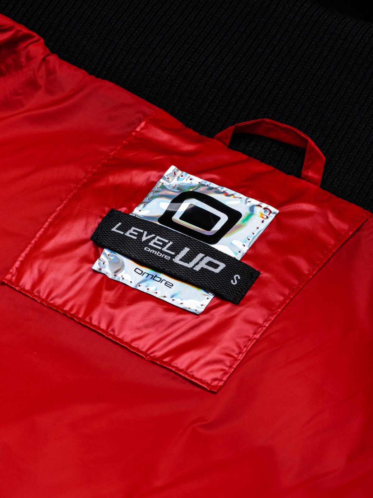 Men'S Quilted Transition Jacket Celestyn Red-UHXE-M-Urbanheer