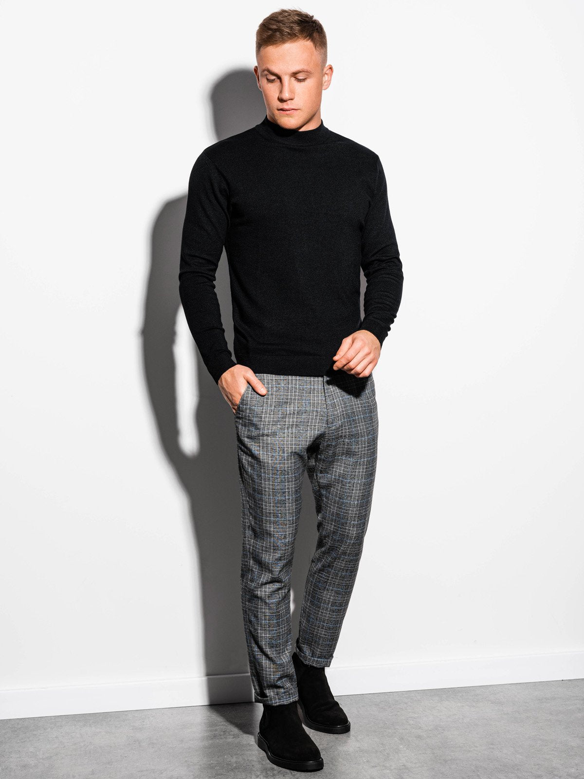 Men'S Sweater Luca Black-UHXE-XXL-Urbanheer