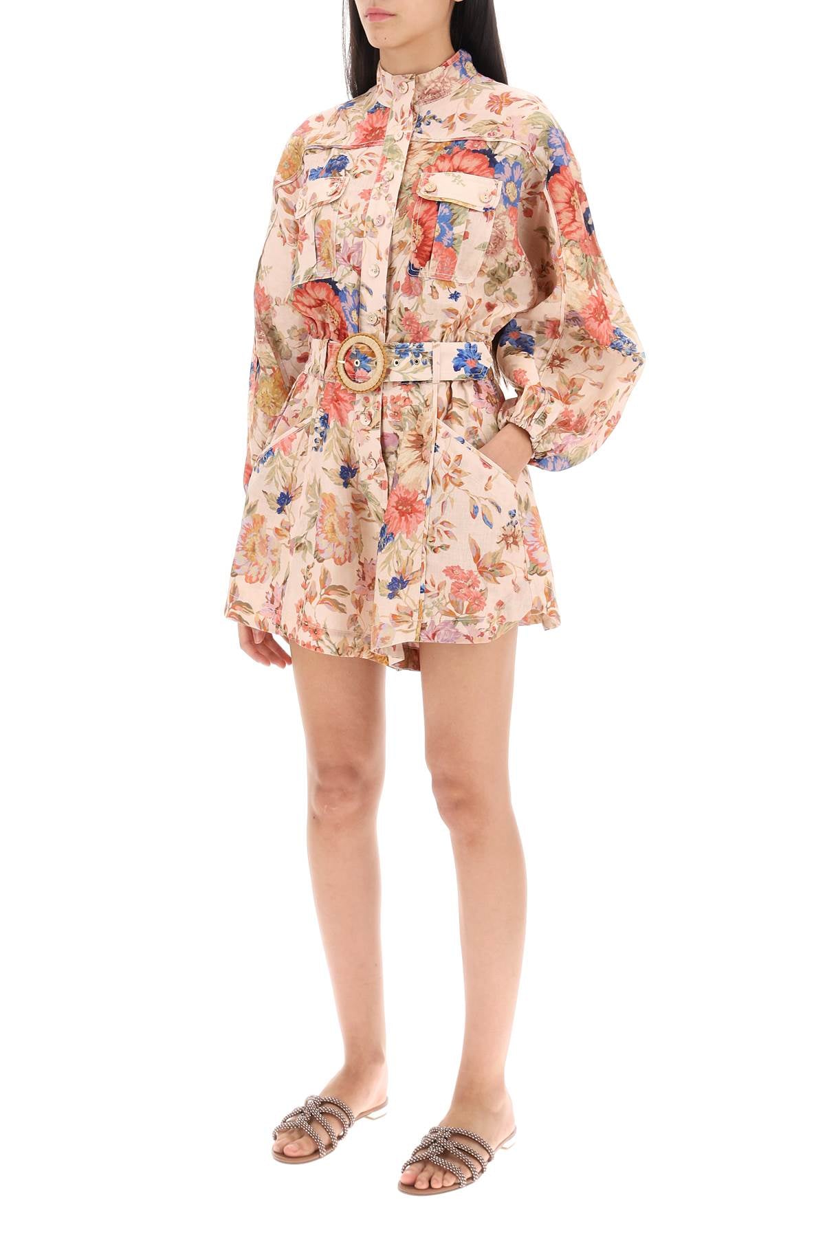 Zimmermann August Linen Playsuit-Zimmermann-1-Urbanheer