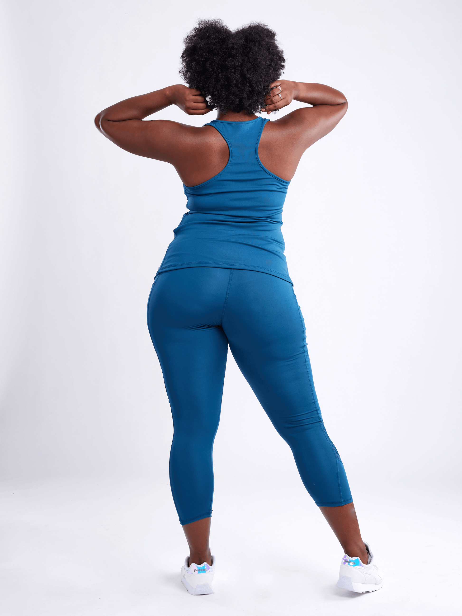 High-Waisted Pilates Leggings with Side Pockets & Mesh Panels-JupiterGear-Grey-Small / Medium-Urbanheer
