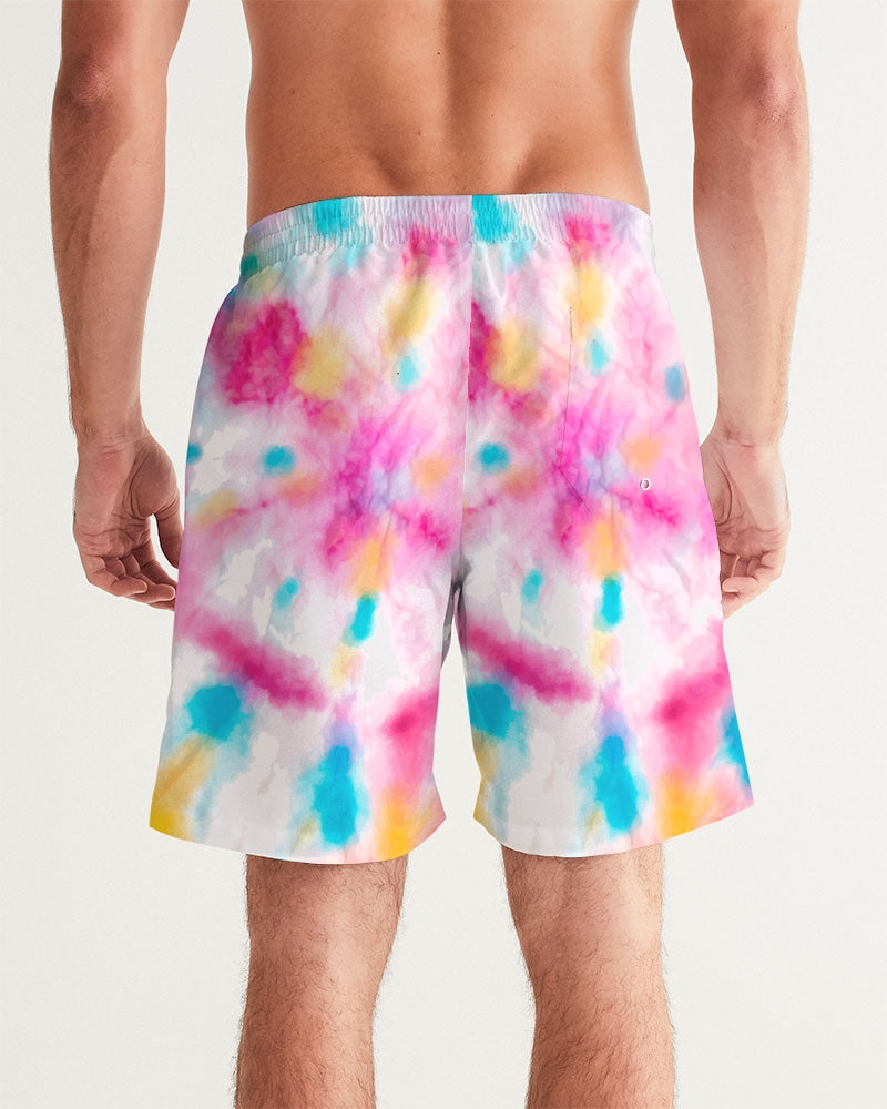 Tie-Dye-For 7" Classic Men Swim Trunk-Kin Custom-XS-Urbanheer