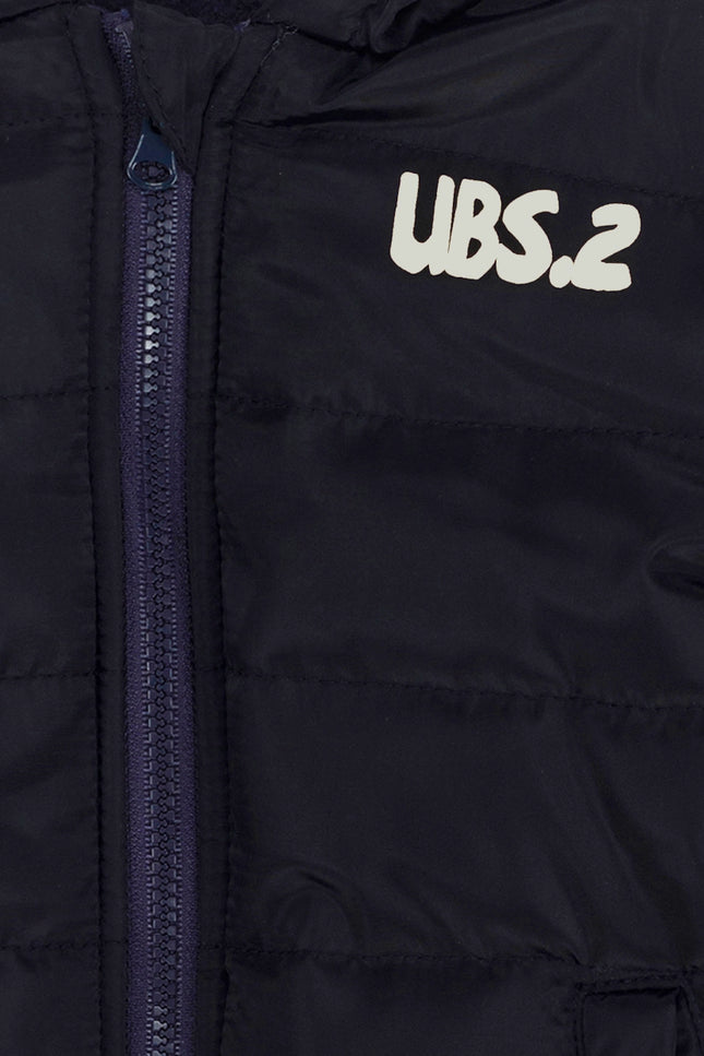 Ubs2 Baby Boy'S Navy Blue Hooded Jacket (3M/48M)