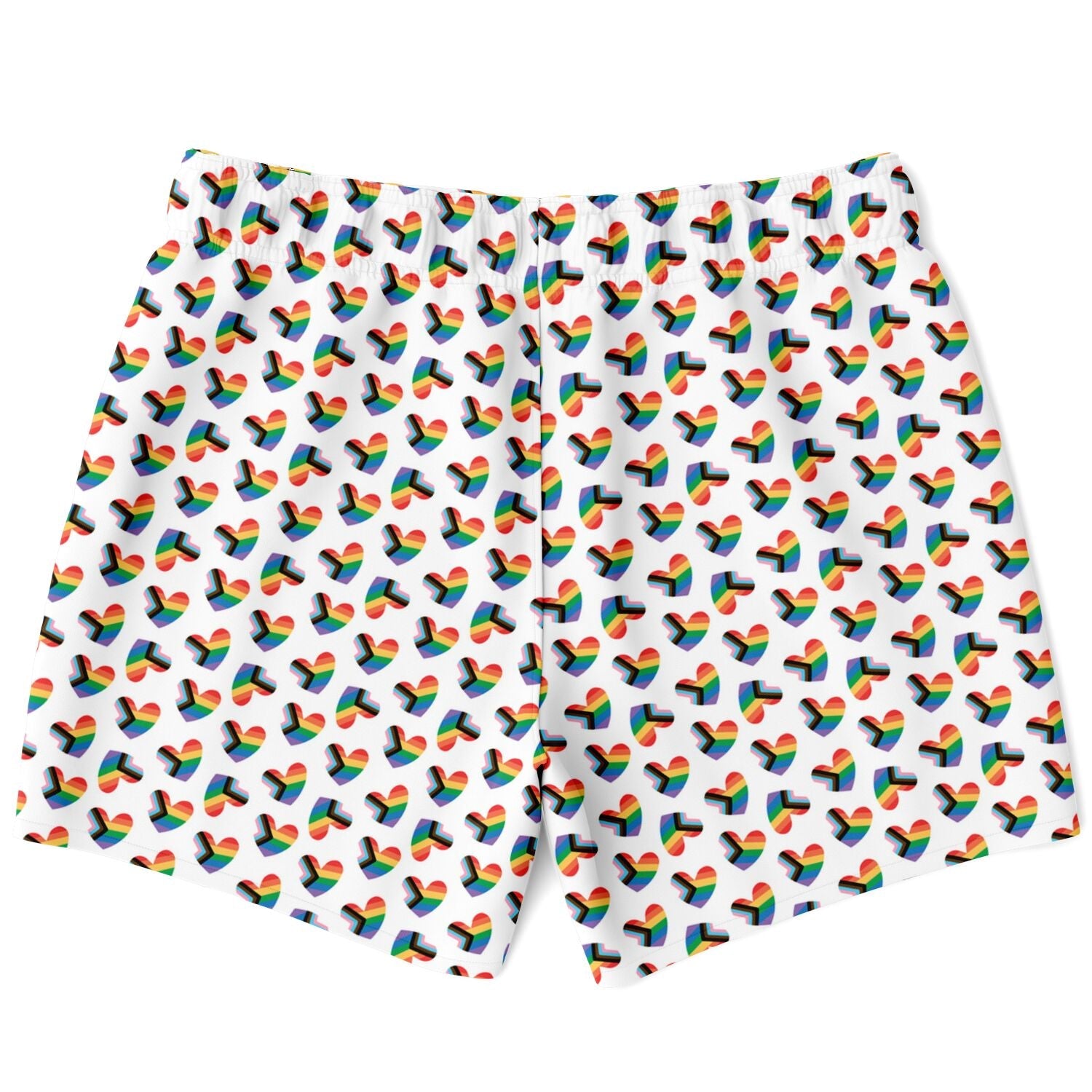 Love Pride 5.5" Men Swim Shorts-Subliminator-XS-Urbanheer