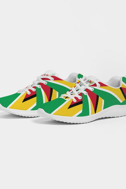 Abstract Guyanese Swag Women'S Athletic Sneakers