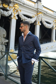 Blue Men'S Overshirt-Clothing - Men-Donato-S-Urbanheer