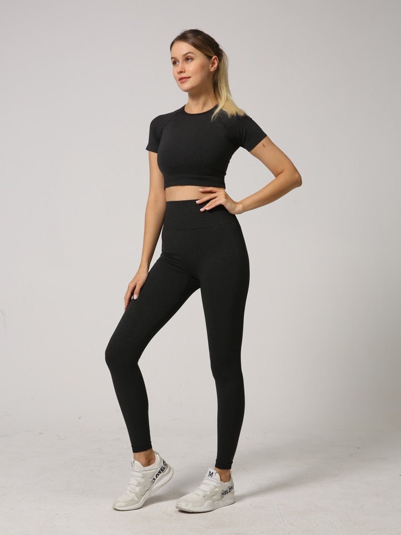 Active Crop Top & Leggings Suit Active Crop Top & Leggings Suit