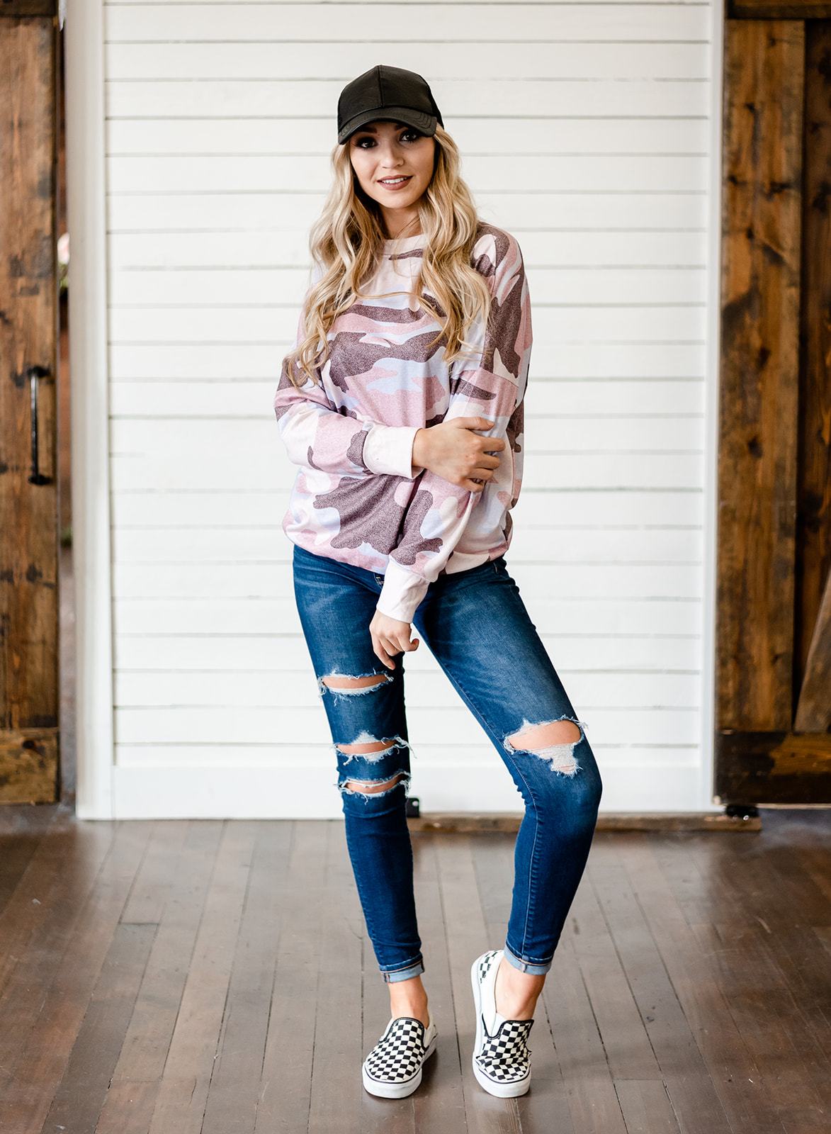 Andi Camo Lightweight Top-UHXSW-PINK-S-Urbanheer