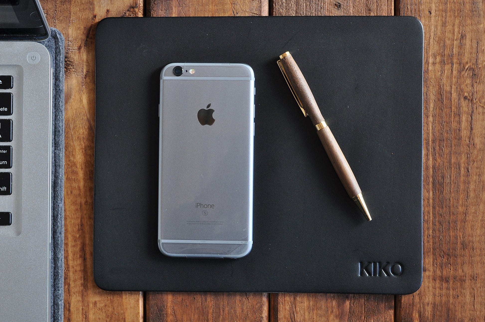 Leather Mouse Pad-Kiko-Brown-Urbanheer