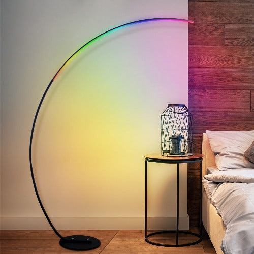 Rgbw Modern Curve Lamp, Mood Lighting-lampdepot-Urbanheer