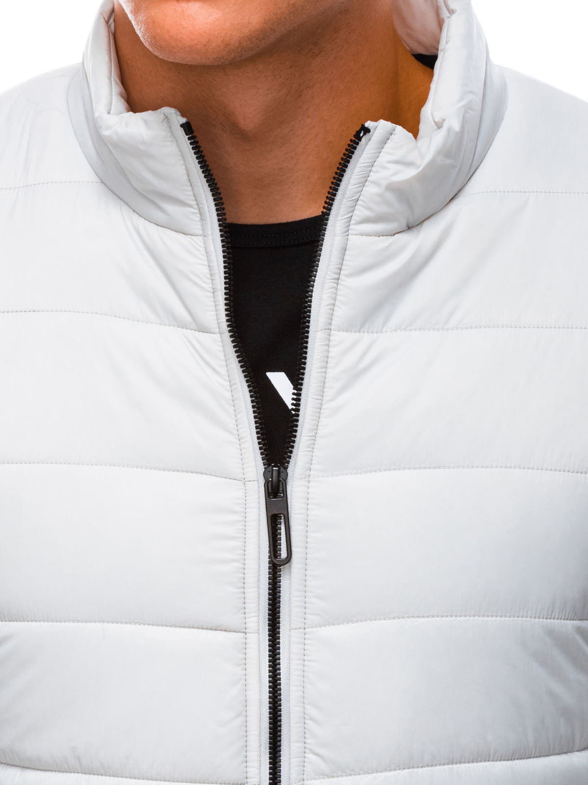 Deoti Men'S Quilted Jacket Rudolph Light Grey-UHXE-S-Urbanheer