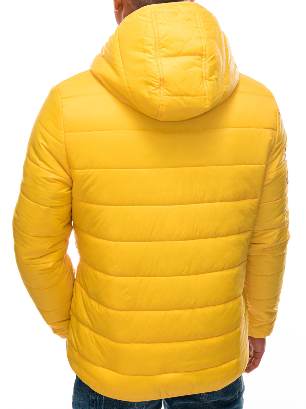 Deoti Men's transition quilted jacket Shalim yellow-UHXE-S-Urbanheer