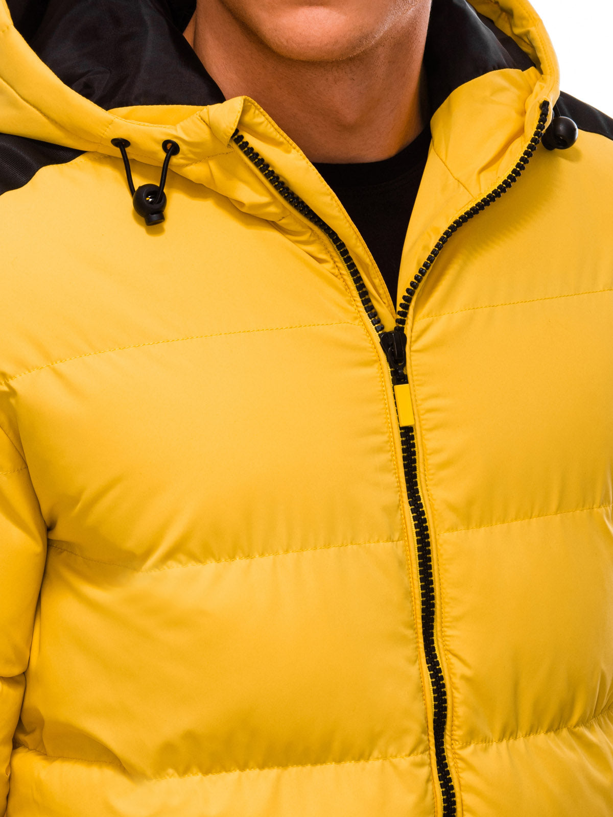 Deoti Men's winter quilted jacket Keberia yellow-UHXE-S-Urbanheer