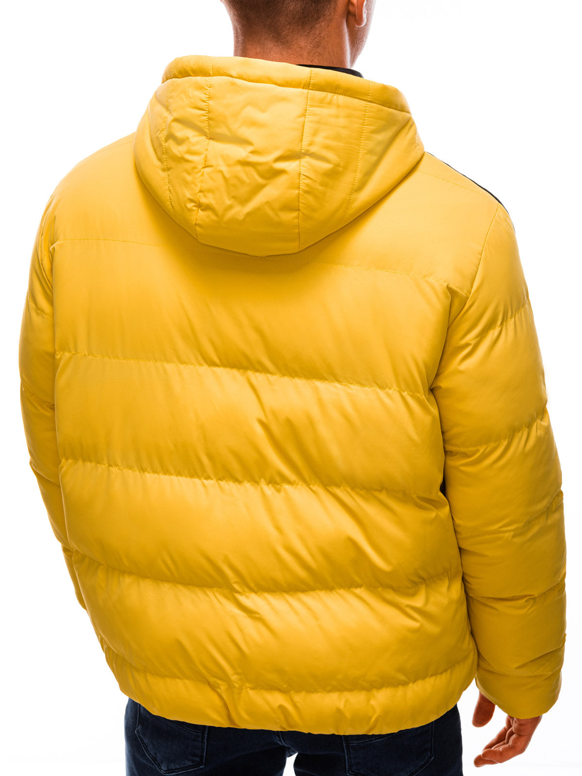 Deoti Men's winter quilted jacket Keberia yellow-UHXE-S-Urbanheer