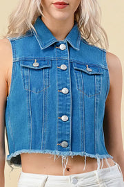 All Season Denim Vest-Clothing-Heart&Hips-Small-Urbanheer