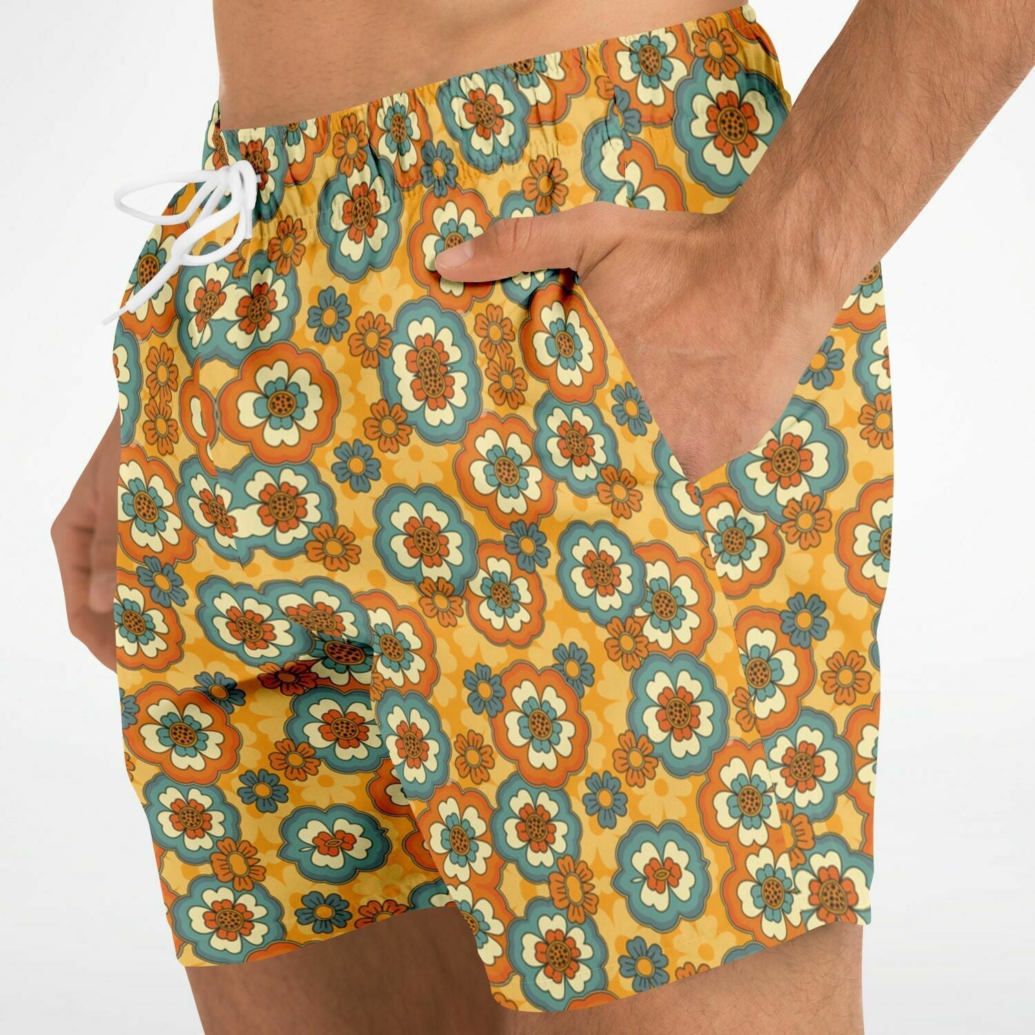 Groovy 5.5" Men Swim Shorts-Subliminator-XS-Urbanheer