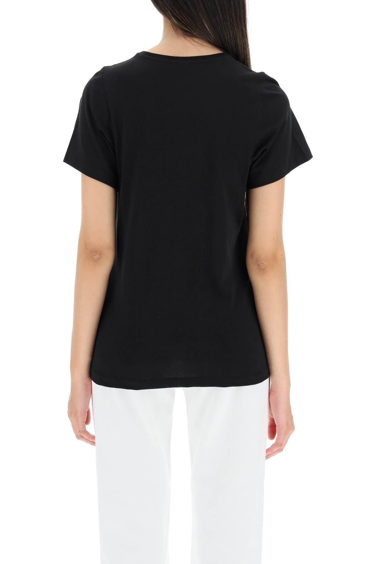 Toteme monogram-embroidered curved t-shirt-Toteme-M-Urbanheer