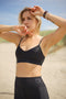 V-Neck sports bra - Dolphin grey-SAVE THE WAVE ®-S-Urbanheer