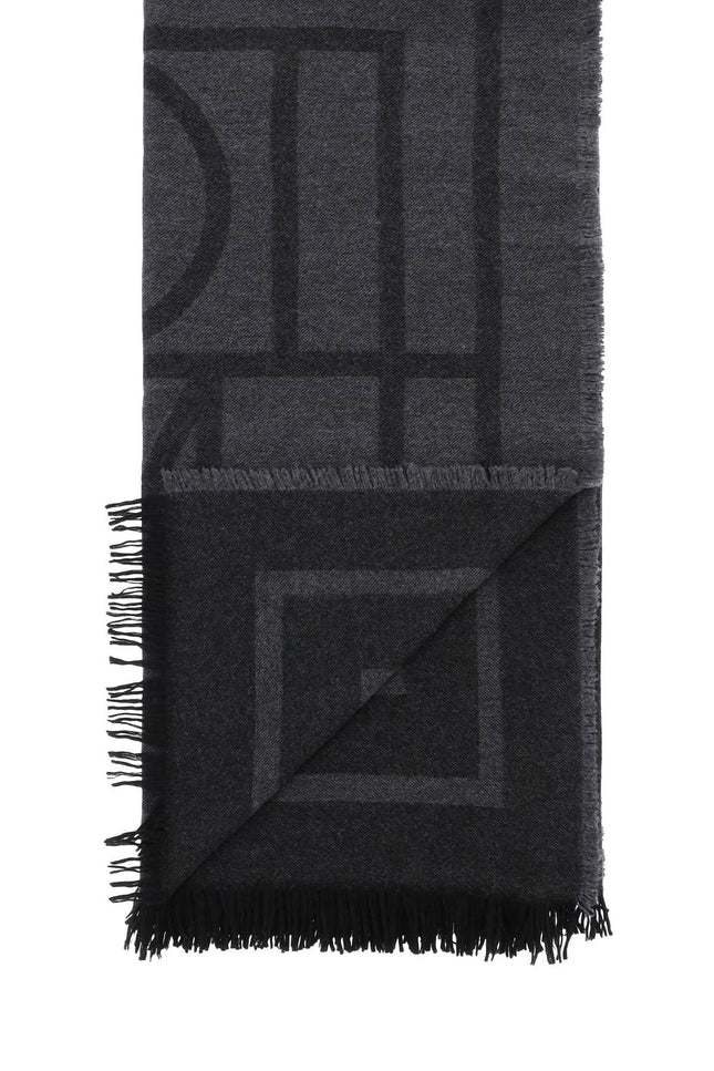 Toteme cashmere blend monogram scarf-Toteme-Urbanheer