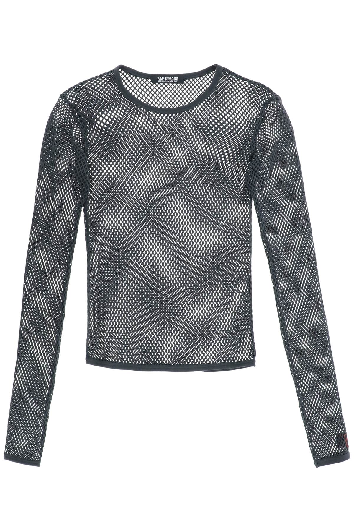 Raf simons long sleeve fishnet knit t-shirt-Raf Simons-L-Urbanheer