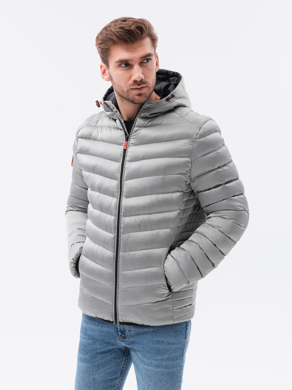 Men'S Quilted Transition Jacket Will Gray-UHXE-S-Urbanheer