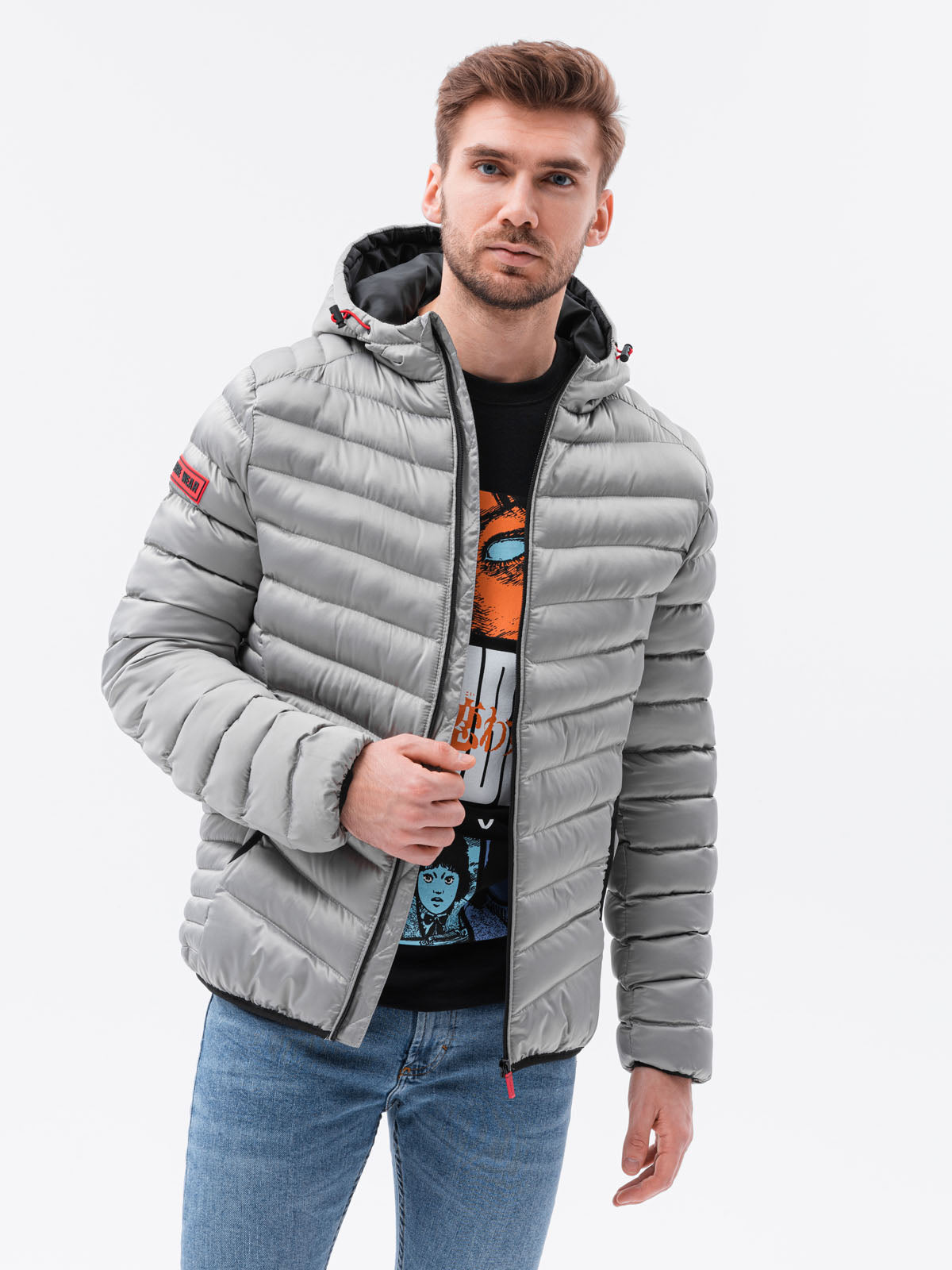 Men'S Quilted Transition Jacket Will Gray-UHXE-S-Urbanheer